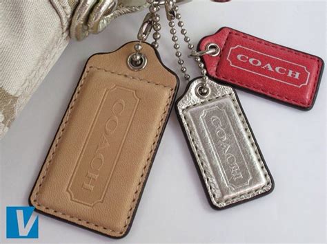 real coach bag tags.